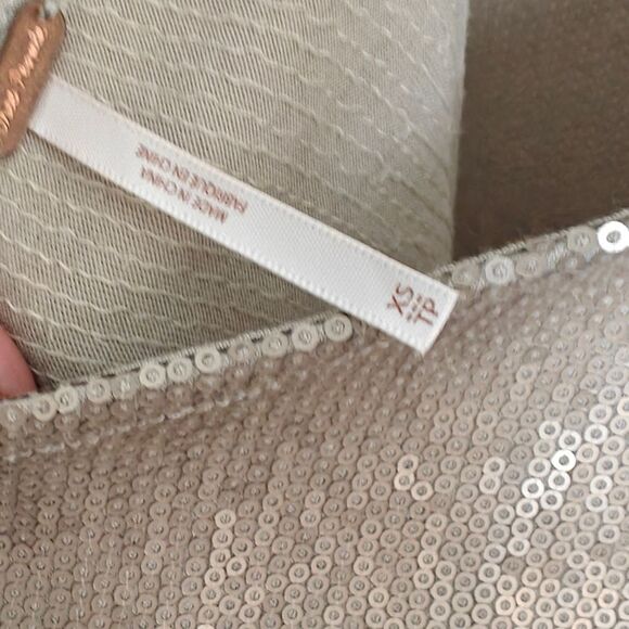 Free People Gold Sequin Mini Dress - Picture 12 of 13